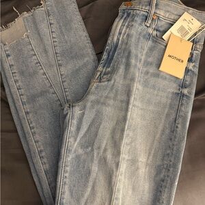 Mother Denim in Soft Blue